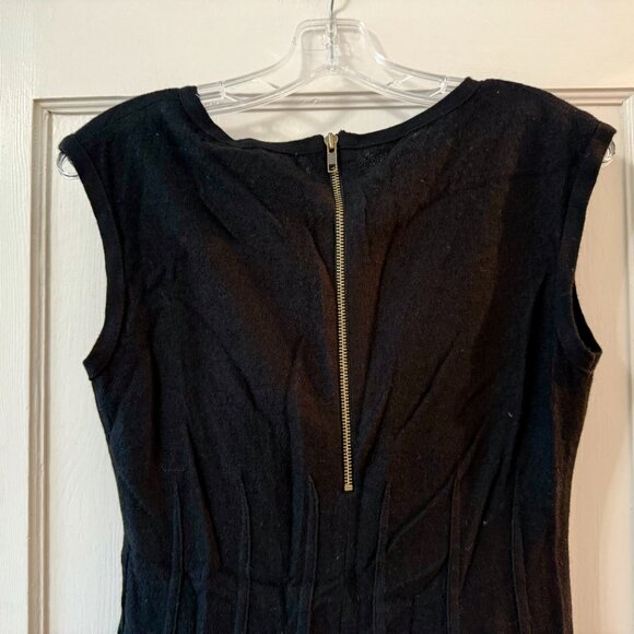 Anthropologie | Sparrow Black Wool Shift Dress - Picture 8 of 12